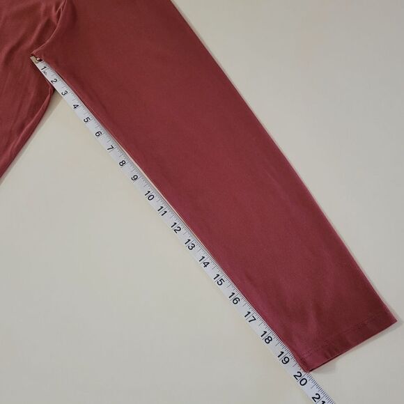 Lands' End Men's Super-T™ Rust Long Sleeve Crewneck T-Shirt - Picture 10 of 15